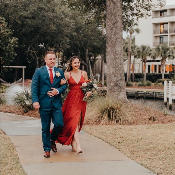 Azazie Aaida A2 Terracotta - Picture 4 of 8